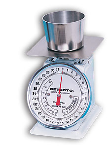ice cream overrun portion scale