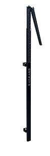 Height rod to mount on wall
